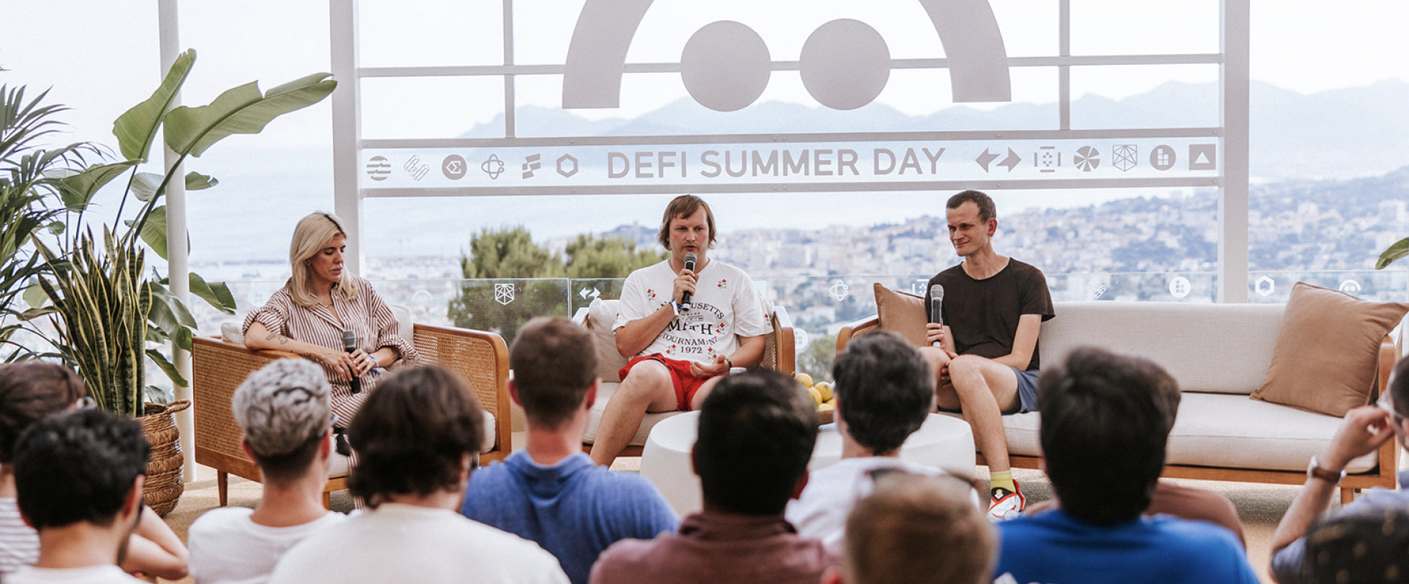 a shot from the defi summer days event